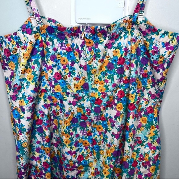 Asos Floral Bodycon Dress Size 18 - Picture 8 of 12